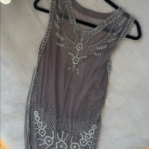 Sheer beaded dress
